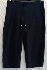 Papaya Classic Navy Cropped Trousers Size 16 office smart casual holidays work