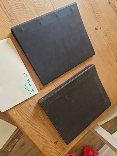 Stamp albums with stamps 2 - stamp, x