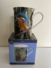 Kingfisher bird mug The