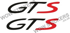 Car Sticker x 2 GTS Decals