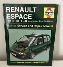 Renault Espace Repair Manual MK1 2.0 2.2 Petrol 2.1 Diesel 1985-96 Service GAR