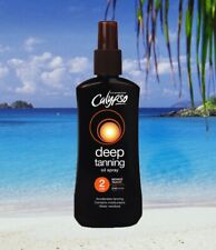 Calypso SPF 2 Spray Tan Oil Deep Tan Sun Oil Tanning Oil Bronzing Oil Sun 