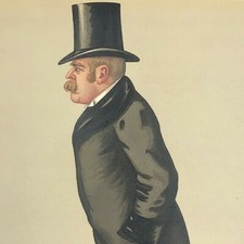 Carruthers Gould Original litho colour Vanity fair print 1890