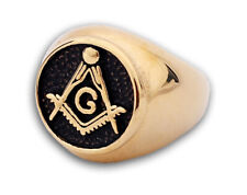 Masonic rings ebay Gold Plated