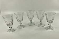 SET OF 5 BRIERLY CUT LEAD