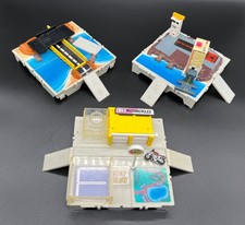 Micro Machines Vintage Galoob Playset Bundle Travel City Incomplete Sets x3