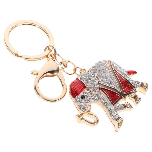 Elephant keychain rhinestone - elephant,