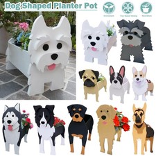 Pet Dog Shaped Planters Flowerpot Potted Garden Home Decoration Cute Plant Pots