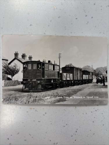 1950s postcard steam tram - postcard, of