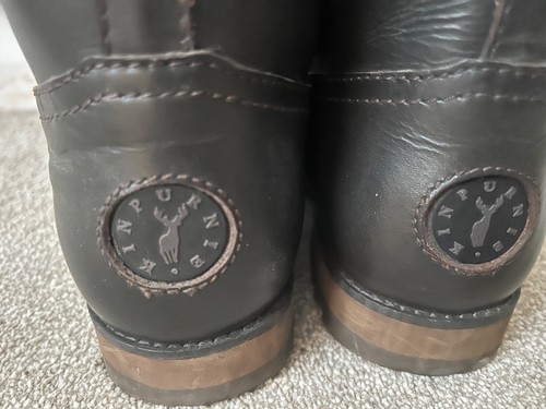 Kinpurnie brown leather boots - kinpurnie,