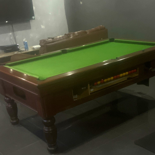 Wooden table top pool - table,
