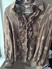 Allegra Hicks Silk Shirt Size