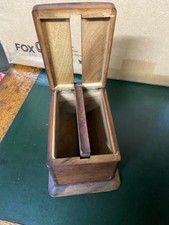 VINTAGE WOODEN CIGARETTE BOX