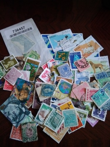 100 stamps for sorting - stamps,