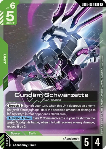 Gundam schwarzette - gundam, r