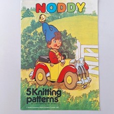 Noddy Knitting Pattern Booklet, Gary Kennedy Intarsia, 24-44"