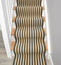 Gold And Grey Stair Runner