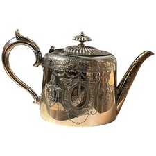 Antique Silverplated Teapot
