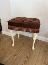 Vintage Brown Velvet Tufted