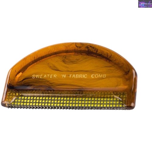 Portable fabric comb yellow - fabric, in