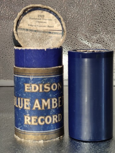 Edison amberol cylinder record - edison,