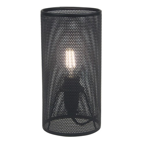 Modern black bedside light - bedside,