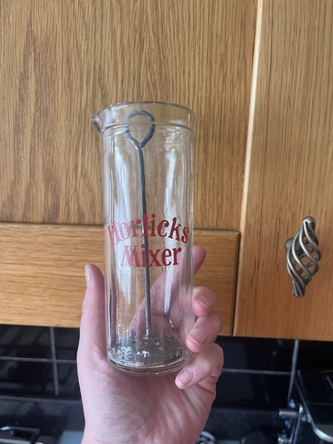 Vintage horlicks mixer - vintage, glass