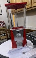 Vintage American Eagle Gumball Bubblegum Machine Metal Red Vendor