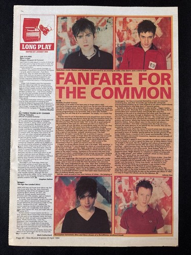 Blur parklife 15x11 1994 - parklife,
