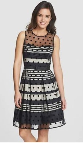 Eliza illusion dot charmeuse - eliza,