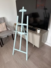 Tiffany blue Easel Stand for Wedding Signs Lightweight, Adjustable Height
