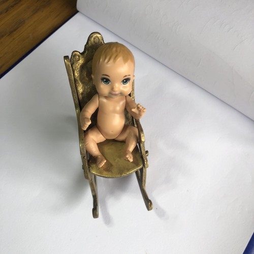 Vintage solid brass - solid, miniature