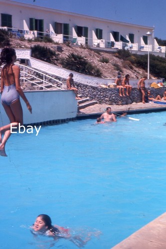 35mm slide girl jumping - girl,