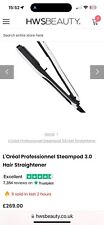 L'Oréal Professionnel Steampod 3.0 Hair Straightener White great condition