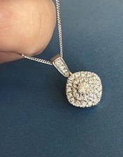 0.50ct Diamond Necklace 9ct in