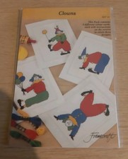 Framecraft Clowns Cross Stitch