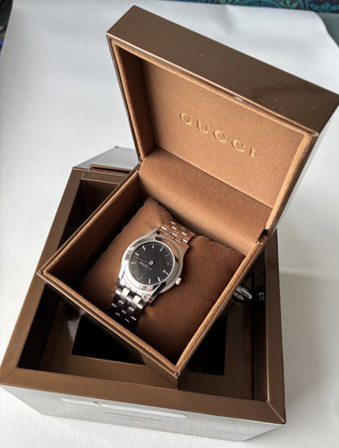 Gucci 5500m gents steel - gucci,