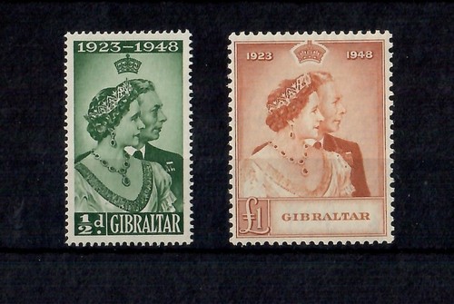 Gibraltar 1948 silver wedding - gibraltar,