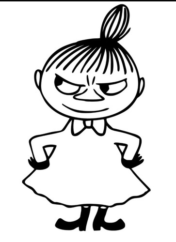 Moomin little my - moomin, my'