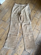 Vintage Suede Trousers From Betty Barclay Size 14