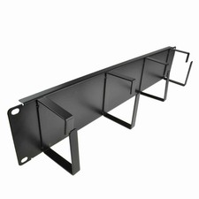 Cable Management Bar 2U Data Cabinet 19 Inch With 4 Metal Rings - Used