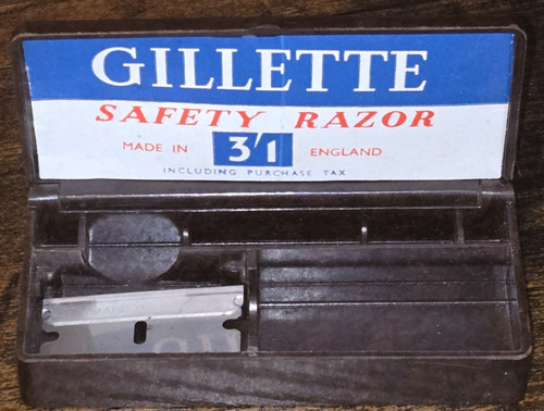 Vintage gillette safety razor - vintage,