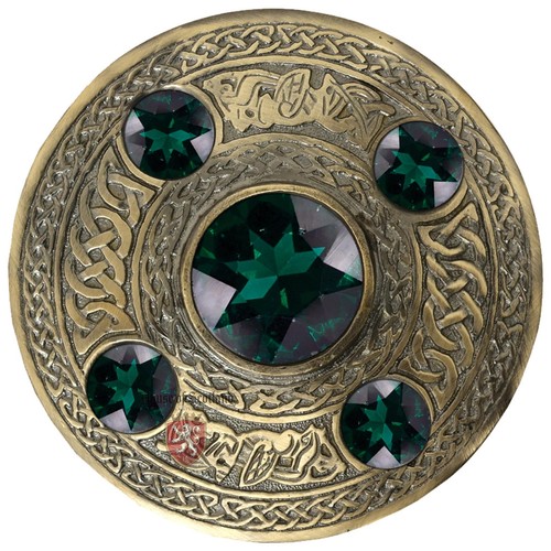 Scottish kilt fly plaid brooch - fly,