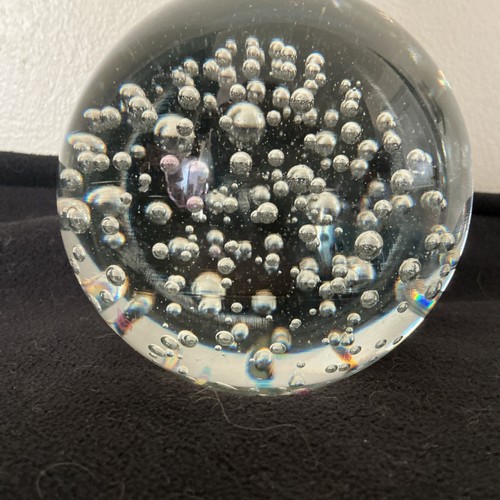 Vintage crystal ball with - ,