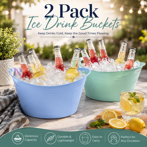 Large drinks ice buckets - 2, x