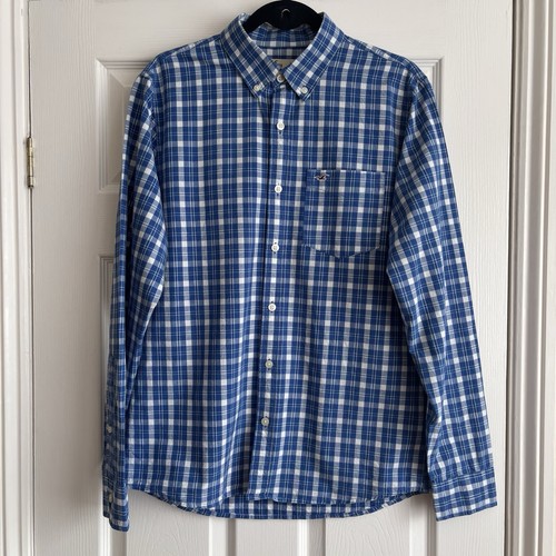 Hollister blue white check - white,