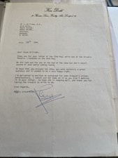Ken Dodd Personel Letter