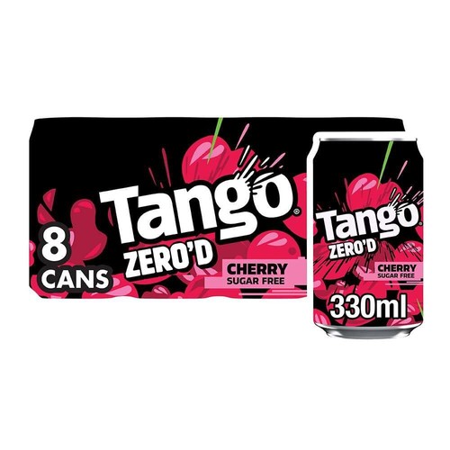 Tango cherry sugar free cans - tango, 8