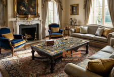 5'x3' antique green marble