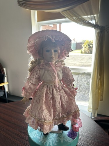 Elegant vintage porcelain doll - elegant,